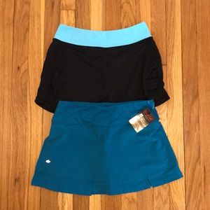 Two tennis/sports skorts, size small